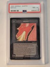 1995 Middle Earth Wizards Limited 1st edition LOTR TCG CCG  Smaug PSA 8 picture