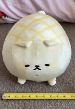 Yeast Ken 8”x11” Melon Pan Bread  Shiba Inu Dog Plush Toreba FuRyu picture