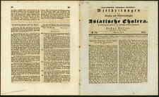 Germany Asiatic Cholera 1832 Original Journal Asiatische Cholera 61137 picture