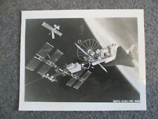1984 NASA MSFC 1st GEN B/W PHOTO SPACE SHUTTLE SATELLITE CONCEPT KODAK PAPER picture