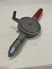 Vintage Millers Falls “Buck Rogers” Egg Beater Style Hand Drill Greenfield Mass. picture