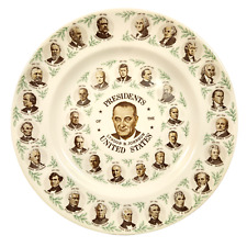 Vintage Lyndon B Johnson Presidents of the US Ceramic Commemorative Plate picture