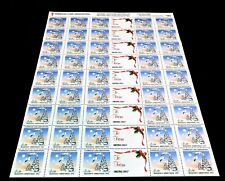1993 Vintage American Lung Assoc. Christmas Seals Stamps & Gift Tags Full Sheet picture