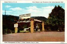 Glorieta Pass New Mexico Old Indian Spanish American Well Vintage Postcard picture
