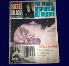 EVA PERON  EVITA Rare PHOTOS - Siete Dias Magazine 1974 Argentina picture