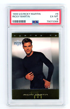 Ricky Martin 1999 Upper Deck #8 PSA 6 EX-MT Portraits picture