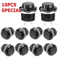 10 PCS 16mm Push Button Switch Non-Lock Momentary Open Round 2 Pins Metal picture