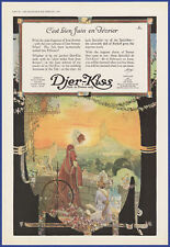 Vintage 1920 DJER-KISS Talc Soap Medieval France R.L. & E.D. Forkum Art Print Ad picture