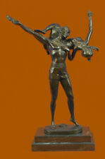 Handcrafted bronze sculpture SALE Art Dancer European Large B.Zach Signed Decore picture