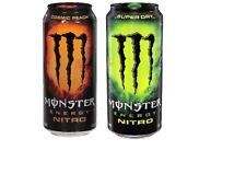 Monster  Nitro Energy - Peach, Super Dry or Variety (Pack of 16) picture