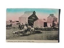 c. 1907-15 Vintage Postcard: Marketing Season, Hallock, Kittson County, MN picture