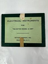 Vintage Ritter Company Inc. Model G Dental Drill Parts picture