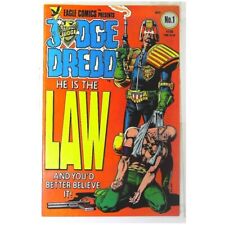 Judge Dredd (1983 series) #1 in Very Fine condition. Eagle comics [t: picture