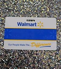 Brand New Never Worn Walmart Name Badge Blue And White  picture