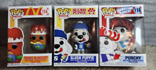 Funko Pop Ad Icons Tennis McNugget #114 Slush Puppie #105 Punchy #116 Lot of 3 picture