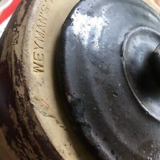 *Weyman’s Snuff 10LB Dispensary Jar Copenhagen Stoneware Tobacco Crock picture