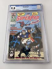 NFL SuperPro #1 CGC 9.8 (1991) 1st solo series of SuperPro picture