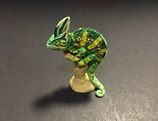RARE Kaiyodo Choco Q Animatales Pet 5 Veiled Chameleon Lizard Figure B Retired picture
