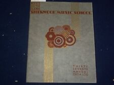 1931-1932 SHERWOOD MUSIC SCHOOL 37TH ANNUAL CATALOG & ENVELOPE - CHICAGO- J 4834 picture