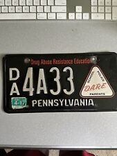 2004 Pennsylvania Drug Abuse Resistance Education License Plate PA Penna D.A.R.E picture