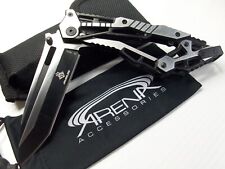 Jin Jun Lang Unique Mechanical Lock Manual Pocket Knife 16011L Tip-Up Carry Clip picture