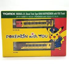 TOMIX 98060 N Scale Kiha 100 Type Form Diesel Set 2 Train Pokemon with YOU Model picture