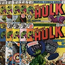Incredible Hulk #230 231 232 233 234 235 236 237 238 & 239 Lot Of 10 Comics picture