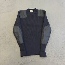 UK England Military Jersey Sweater Size 38 (2) Blue Wool picture