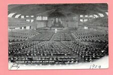 Interior Great Auditorium Ocean Grove New Jersey 1904 Postcard picture