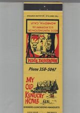 Matchbook Cover My Old Kentucky Home Monrovia, CA picture