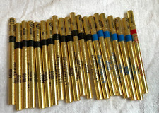 20 Vintage A.T. Cross Co. Ball Pen Black Blue Red Tube Ink Refills Made in USA picture
