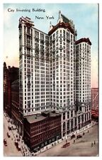 Antique City Investing Building, Unused, New York City, NY Postcard picture