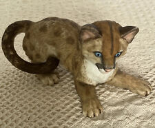 Vtg Lenox Endangered Baby Animals Florida Panthers Cub Smithsonian 1991 Blue Eye picture