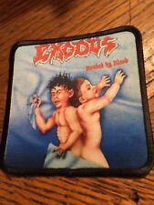 Exodus Bonded by Blood Sublimated Patch 3”x3” Album Cover Rock Metal Music picture