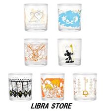 RARE Kingdom Hearts 20th Anniversary Glass 7PCS Complete SET EXPRESS from JAPAN picture