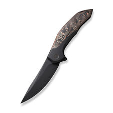 WE Merata Folding Knife Black/Copper Ti/Copper Foil CF Handle 20CV WE22008B-1 picture