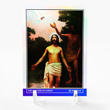THE BAPTISM OF CHRIST Holographic Card 2024 GleeBeeCo Holo Faith (Jesus) #THJS picture