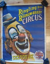 **VINTAGE RINGLING BROS. BARNUM & BAILEY CIRCUS POSTER**GREATEST SHOW ON EARTH picture