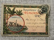 1920s Old Havana Cuba Fold Out Postcard with/ 22 Photos - Tourist Souvenir picture