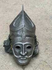 Medieval Ottoman Empire Helmet Knight Larp With Chainmail Norman Helmet picture