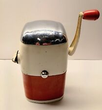 Vintage 1950's Rival Ice-O-Mat Ice Crusher Vogue Model 445 White Red picture