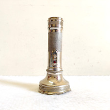 1930s Vintage United Electric Brass Flashlight Torch Hong Kong Decorative Tool13 picture