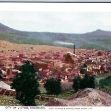 c1900s UDB Victor CO Colo Springs Cripple Creek Short Line Railway UNPOSTED A169 picture