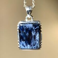 Pendant for necklace - Pietersite 'Arctic ice' healing crystal picture