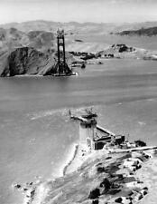 1934 Golden Gate Bridge Under Construction Old Photo 8.5