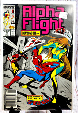 ALPHA FLIGHT #74 Marvel Comics 1989 SPIDER-MAN WOLVERINE Appearance picture