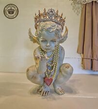 Angelic Cherub Statue * Shabby Chic * French Country Decor picture