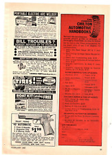 1967 Print Ad Chilton Automotive Handbooks Mail In Coupon Glenn's Repair Guides picture