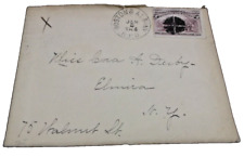 1894 BOSTON & ALBANY NYC NEW YORK CENTRAL TRAIN #5 RPO HANDLED ENVELOPE picture