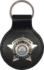 CHICAGO POLICE STAR KEY FOB: Police Officer (Retired) picture